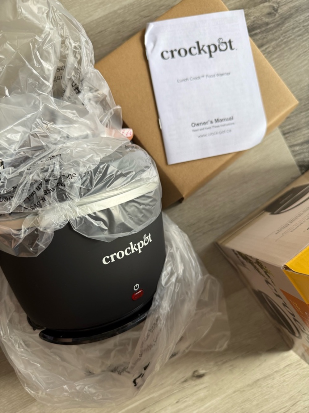 Crock-Pot Lunch Crock Portable Food Warmer, 20oz - Black